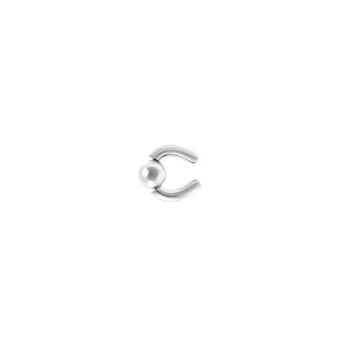 Balenciaga Jewelry WomenMen Camden Nose Ring In Silver Silver Balenciaga Jewelry WomenMen Camden Nose Ring In Silver Silver