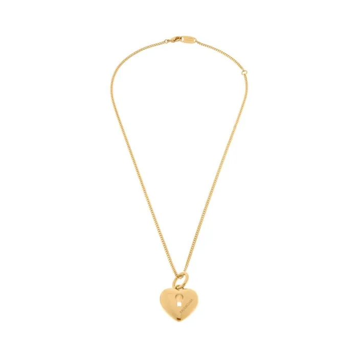 Balenciaga Jewelry Women Women039s Amour Heart Necklace In Gold Gold