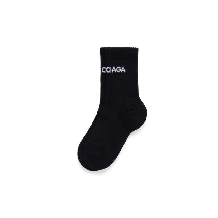 Balenciaga Kids WomenMen Kids 8211 Balenciaga Tennis Socks In Black Black Balenciaga Kids WomenMen Kids 8211 Balenciaga Tennis Socks In Black Black