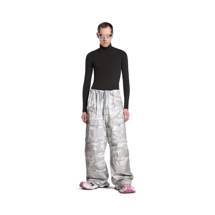 Balenciaga Pants Men Men039s Large Cargo Pants In Light Grey Light Grey