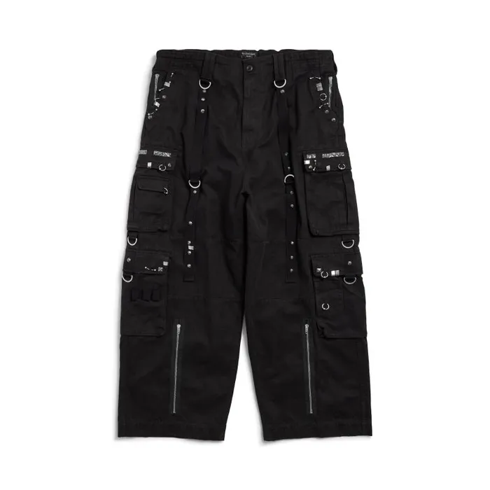 Balenciaga Pants Men Men039s Studded Cargo Pants In Black Black Balenciaga Pants Men Men039s Studded Cargo Pants In Black Black