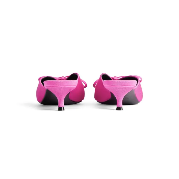 Balenciaga Pumps and Heels Women Women039s Knife Bow 40mm Mule In Pink Pink Balenciaga Pumps and Heels Women Women039s Knife Bow 40mm Mule In Pink Pink