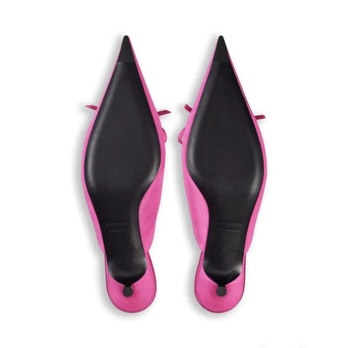 Balenciaga Pumps and Heels Women Women039s Knife Bow 40mm Mule In Pink Pink Balenciaga Pumps and Heels Women Women039s Knife Bow 40mm Mule In Pink Pink