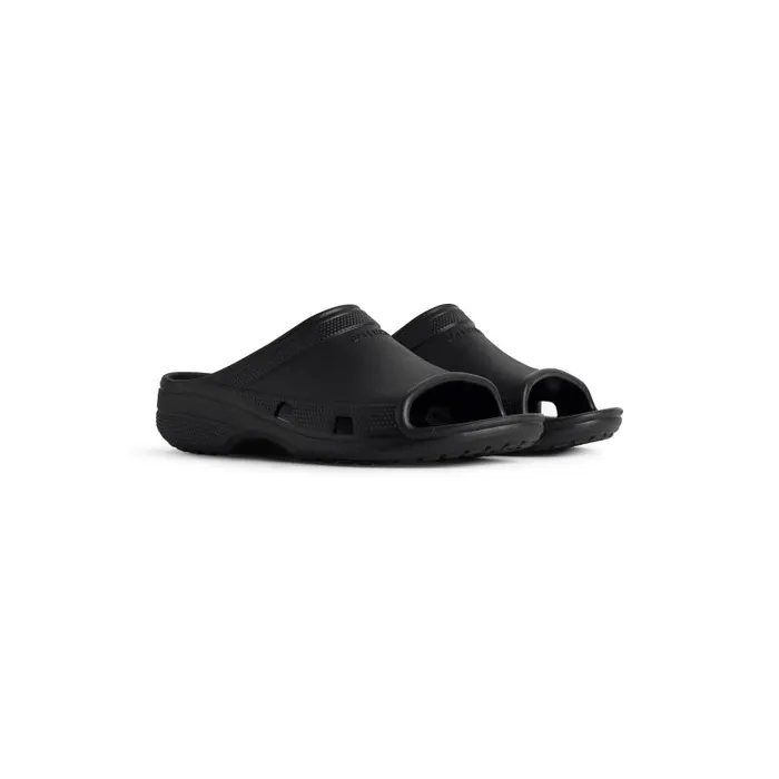 Balenciaga Sandals and Mules Men Men039s Crocs Slide Sandal In Black Black Balenciaga Sandals and Mules Men Men039s Crocs Slide Sandal In Black Black