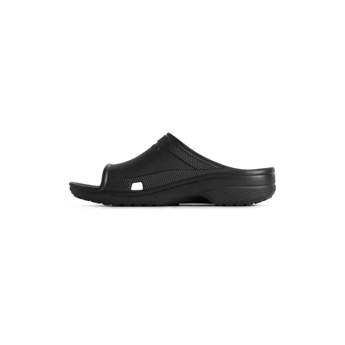 Balenciaga Sandals and Mules Men Men039s Crocs Slide Sandal In Black Black Balenciaga Sandals and Mules Men Men039s Crocs Slide Sandal In Black Black