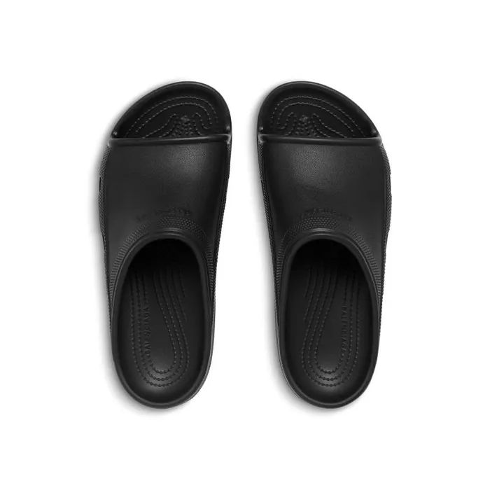 Balenciaga Sandals and Mules Men Men039s Crocs Slide Sandal In Black Black Balenciaga Sandals and Mules Men Men039s Crocs Slide Sandal In Black Black