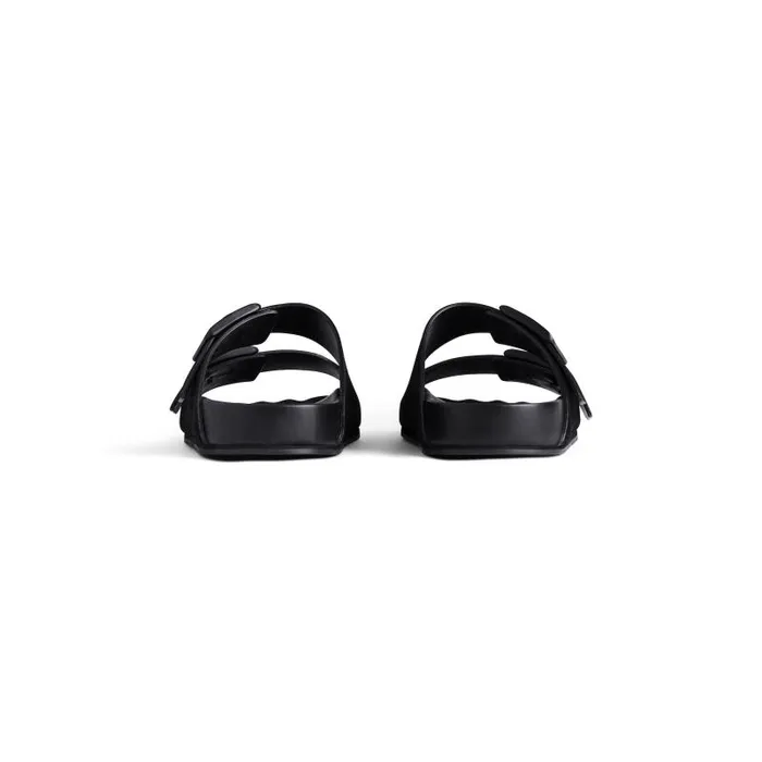 Balenciaga Sandals and Mules Men Men039s Sunday Sandal In Black Black Balenciaga Sandals and Mules Men Men039s Sunday Sandal In Black Black