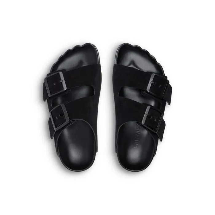 Balenciaga Sandals and Mules Men Men039s Sunday Sandal In Black Black Balenciaga Sandals and Mules Men Men039s Sunday Sandal In Black Black