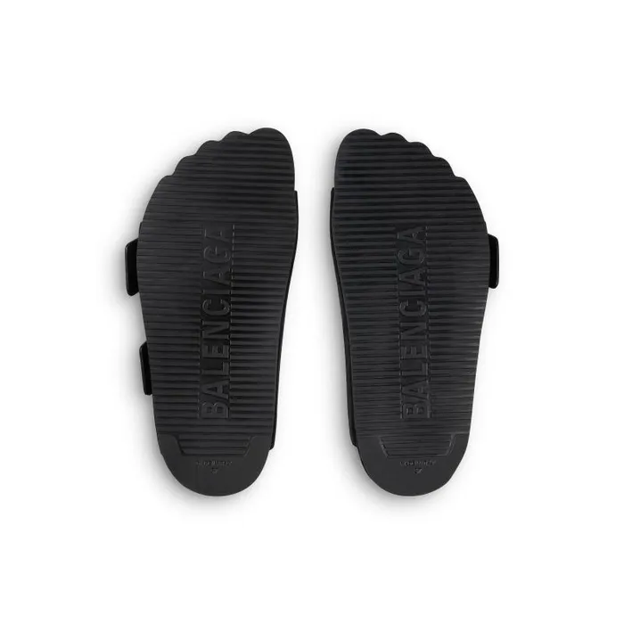 Balenciaga Sandals and Mules Men Men039s Sunday Sandal In Black Black Balenciaga Sandals and Mules Men Men039s Sunday Sandal In Black Black