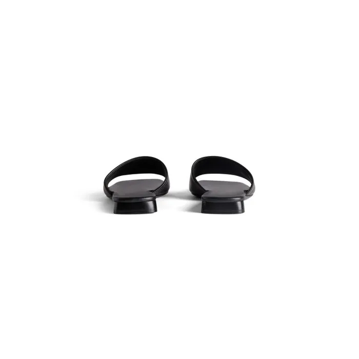 Balenciaga Sandals and Mules Women Women039s Duty Free Flat Sandal In Black Black Balenciaga Sandals and Mules Women Women039s Duty Free Flat Sandal In Black Black