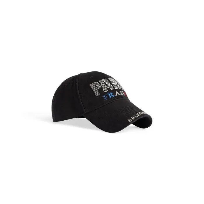 Balenciaga Scarves and Caps WomenMen Paris Strass Cap In Black Black Balenciaga Scarves and Caps WomenMen Paris Strass Cap In Black Black