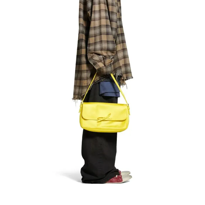 Balenciaga Shoulder Bags Women Women039s Leopolda Pochette In Yellow Yellow