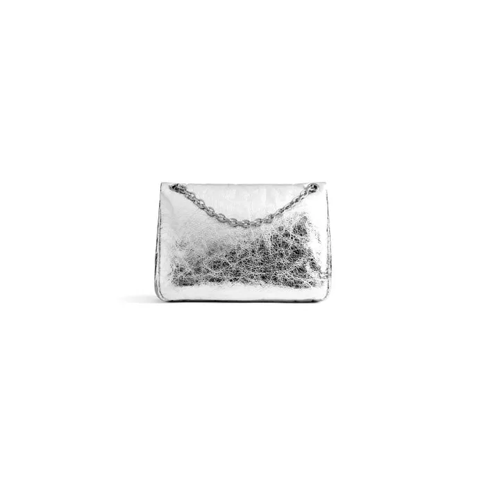 Balenciaga Shoulder Bags Women Women039s Monaco Mini Bag Metallized In Silver Silver