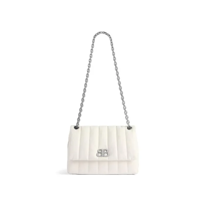 Balenciaga Shoulder Bags Women Women039s Monaco Mini Bag Quilted In White White