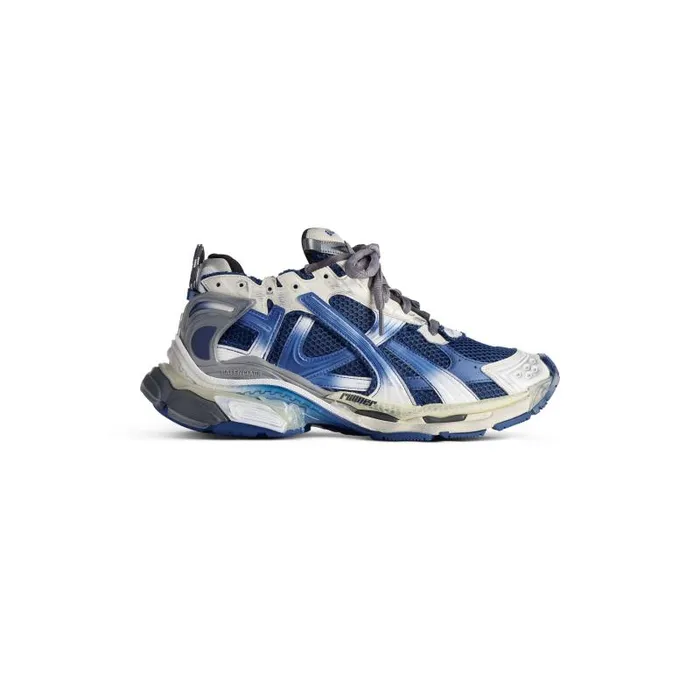 Balenciaga Sneakers Men Men039s Runner Gradient Sneaker In Beigenavygrey Beigenavygrey Balenciaga Sneakers Men Men039s Runner Gradient Sneaker In Beigenavygrey Beigenavygrey