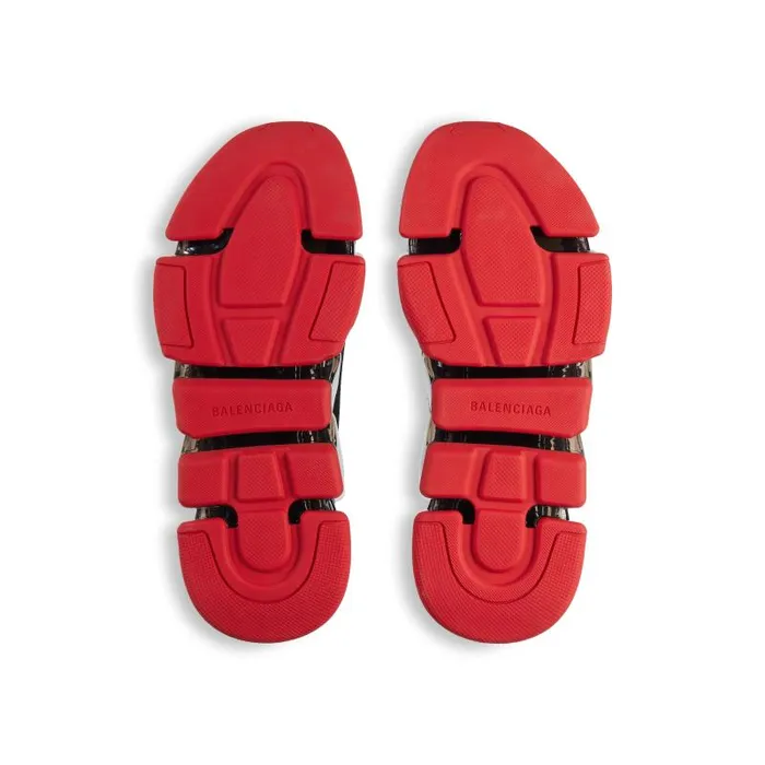 Balenciaga Sneakers Men Men039s Speed 20 Full Clear Sole Recycled Knit Sneaker In Blackred Blackred Balenciaga Sneakers Men Men039s Speed 20 Full Clear Sole Recycled Knit Sneaker In Blackred Blackred