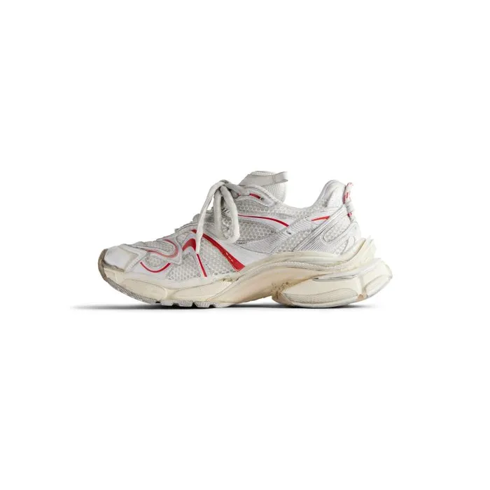 Balenciaga Sneakers Women Women039s Runner 20 Sneaker In Whitebeigered Whitebeigered
