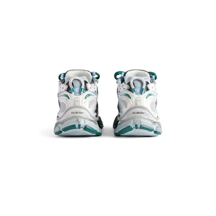 Balenciaga Sneakers Women Women039s Runner Sneaker In Whitegreenblue Whitegreenblue Balenciaga Sneakers Women Women039s Runner Sneaker In Whitegreenblue Whitegreenblue