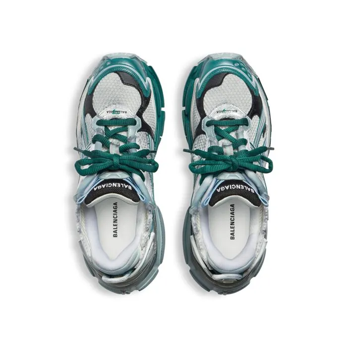 Balenciaga Sneakers Women Women039s Runner Sneaker In Whitegreenblue Whitegreenblue Balenciaga Sneakers Women Women039s Runner Sneaker In Whitegreenblue Whitegreenblue