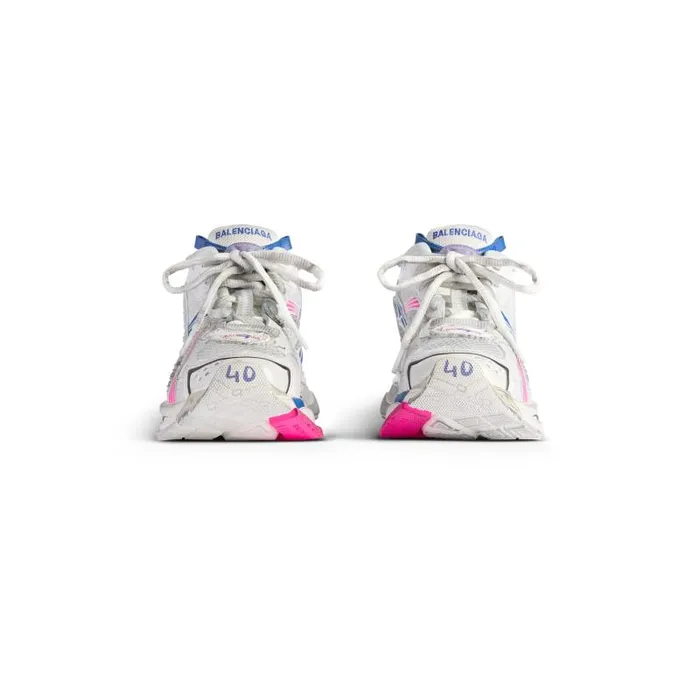 Balenciaga Sneakers Women Women039s Runner Sneaker In Whitelilacneon Pinknavy Whitelilacneon Pinknavy Balenciaga Sneakers Women Women039s Runner Sneaker In Whitelilacneon Pinknavy Whitelilacneon Pinknavy