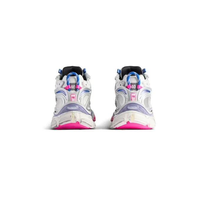 Balenciaga Sneakers Women Women039s Runner Sneaker In Whitelilacneon Pinknavy Whitelilacneon Pinknavy Balenciaga Sneakers Women Women039s Runner Sneaker In Whitelilacneon Pinknavy Whitelilacneon Pinknavy