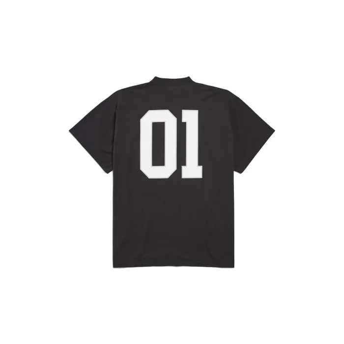 Balenciaga Tshirts Men Men039s Basketball Series 8211 Oversized Tshirt In Black Black Balenciaga Tshirts Men Men039s Basketball Series 8211 Oversized Tshirt In Black Black