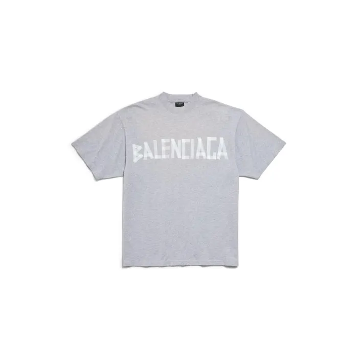 Balenciaga Tshirts Men Men039s New Tape Type Tr Tshirt Medium Fit In Grey Grey Balenciaga Tshirts Men Men039s New Tape Type Tr Tshirt Medium Fit In Grey Grey