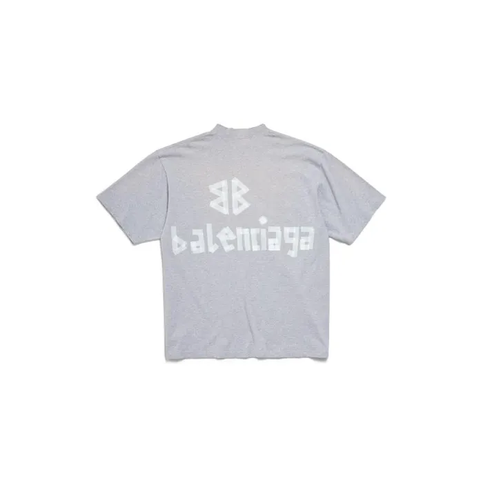 Balenciaga Tshirts Men Men039s New Tape Type Tr Tshirt Medium Fit In Grey Grey Balenciaga Tshirts Men Men039s New Tape Type Tr Tshirt Medium Fit In Grey Grey