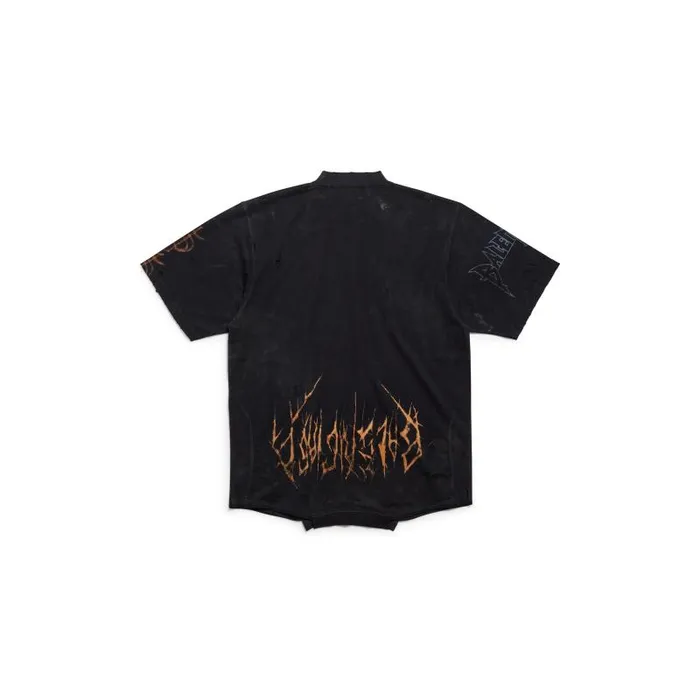 Balenciaga Tshirts WomenMen Paris Moon Upside Down Tshirt Oversized In Black Faded Black Faded Balenciaga Tshirts WomenMen Paris Moon Upside Down Tshirt Oversized In Black Faded Black Faded