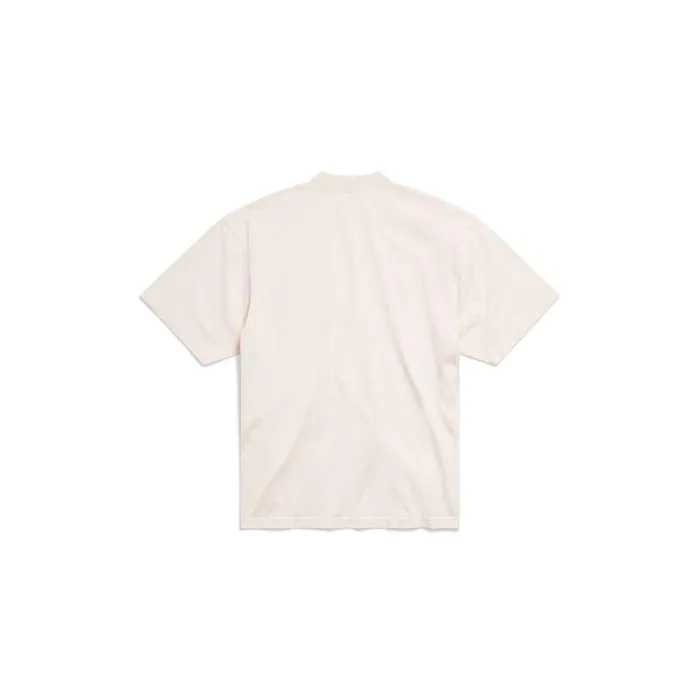 Balenciaga Tshirts WomenMen Political Stencil Tshirt Medium Fit In Off Whiteblack Off Whiteblack