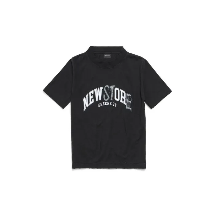 Balenciaga Tshirts Women Women039s Greene Street Tight Tshirt In Black Black