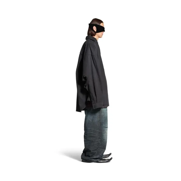 Balenciaga Tops and Shirts Men Men039s Loop Sports Icon Layered Shirt In Black Black Balenciaga Tops and Shirts Men Men039s Loop Sports Icon Layered Shirt In Black Black