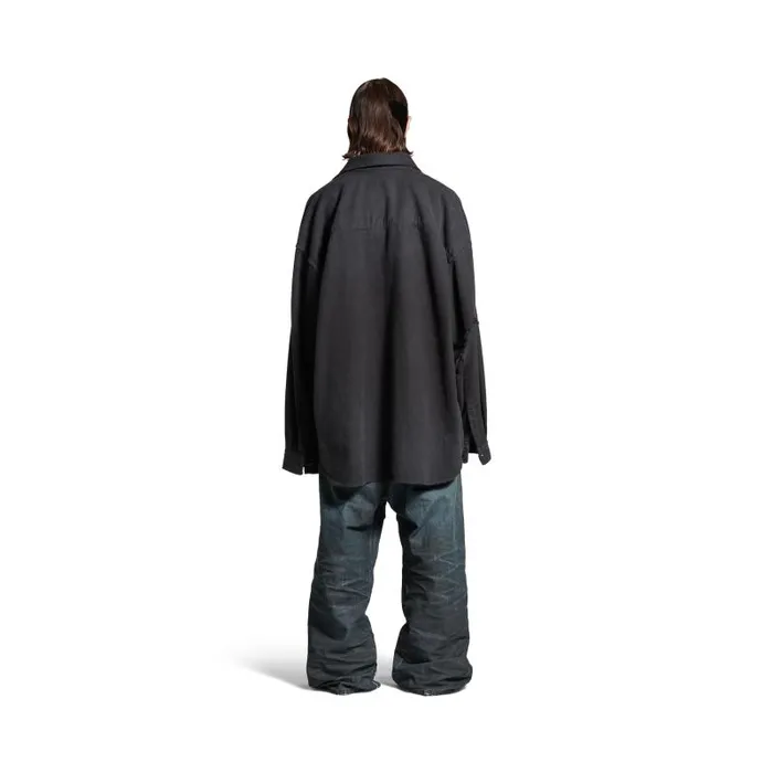 Balenciaga Tops and Shirts Men Men039s Loop Sports Icon Layered Shirt In Black Black Balenciaga Tops and Shirts Men Men039s Loop Sports Icon Layered Shirt In Black Black