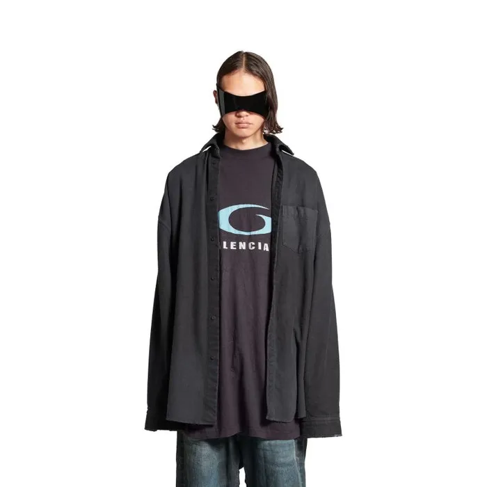 Balenciaga Tops and Shirts Men Men039s Loop Sports Icon Layered Shirt In Black Black Balenciaga Tops and Shirts Men Men039s Loop Sports Icon Layered Shirt In Black Black