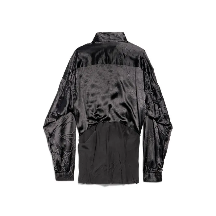 Balenciaga Tops and Shirts Women Women039s Knotted Lavalire Blouse In Black Black Balenciaga Tops and Shirts Women Women039s Knotted Lavalire Blouse In Black Black