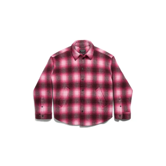 Balenciaga Tops and Shirts Women Women039s Padded Shirt In Pinkblack Pinkblack Balenciaga Tops and Shirts Women Women039s Padded Shirt In Pinkblack Pinkblack