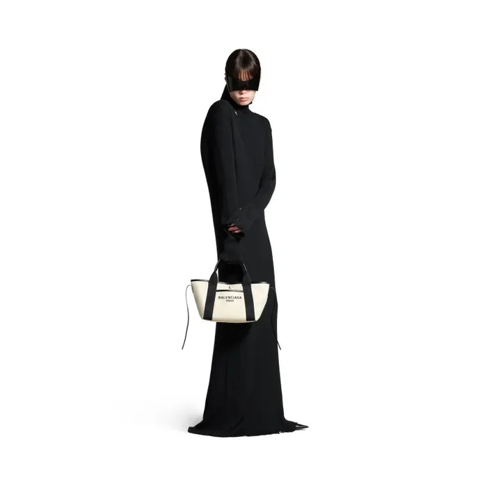 Balenciaga Tote Bags Women Women039s Biarritz Small Tote Bag In Beigeblack Beigeblack Balenciaga Tote Bags Women Women039s Biarritz Small Tote Bag In Beigeblack Beigeblack