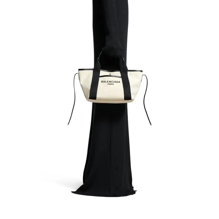 Balenciaga Tote Bags Women Women039s Biarritz Small Tote Bag In Beigeblack Beigeblack Balenciaga Tote Bags Women Women039s Biarritz Small Tote Bag In Beigeblack Beigeblack