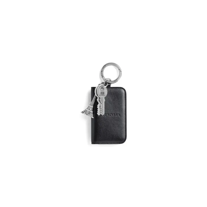 Balenciaga Wallets WomenMen Ledger Stax Holder In Black Black