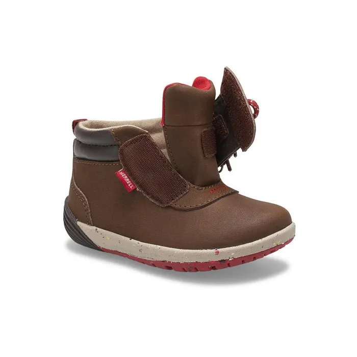 Bare Steps Boot 20 Brown Suede Kids Merrell Boots Bare Steps Boot 20 Brown Suede Kids Merrell Boots