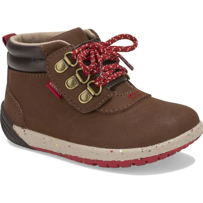 Bare Steps Boot 20 Brown Suede Kids Merrell Boots Bare Steps Boot 20 Brown Suede Kids Merrell Boots
