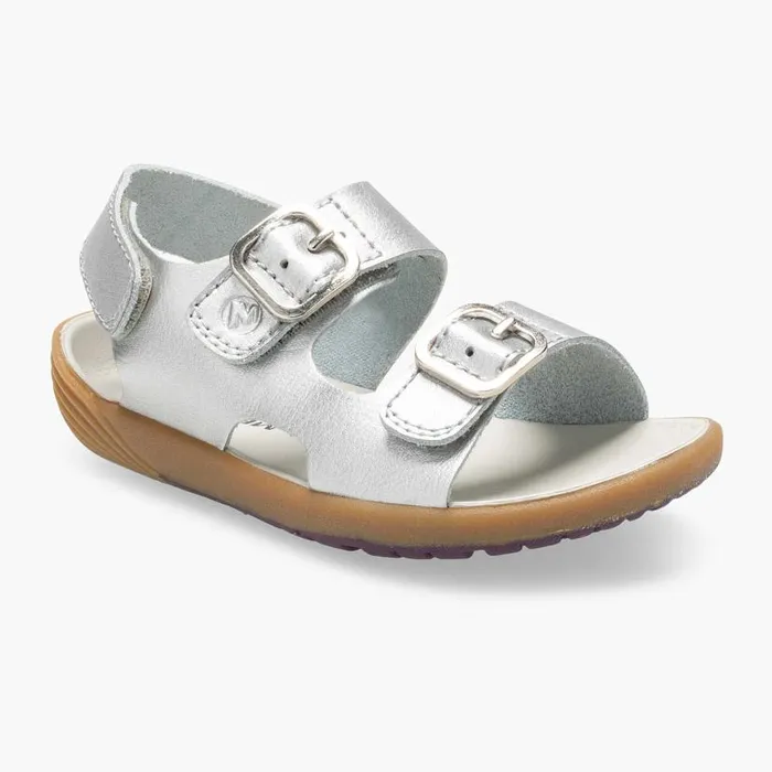 Bare Steps Sandal Silver Kids Merrell Sandals