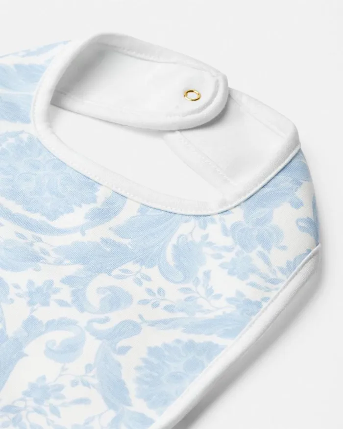 Barocco Baby Bib Blueprint Children Versace Accessories