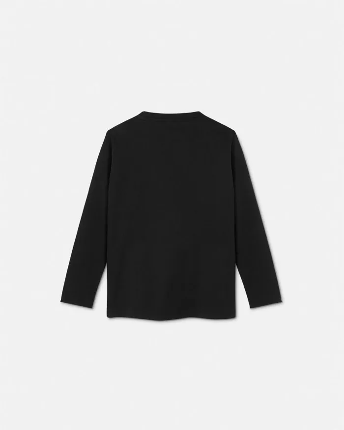 Barocco Kids TShirt Black Children Versace Clothing
