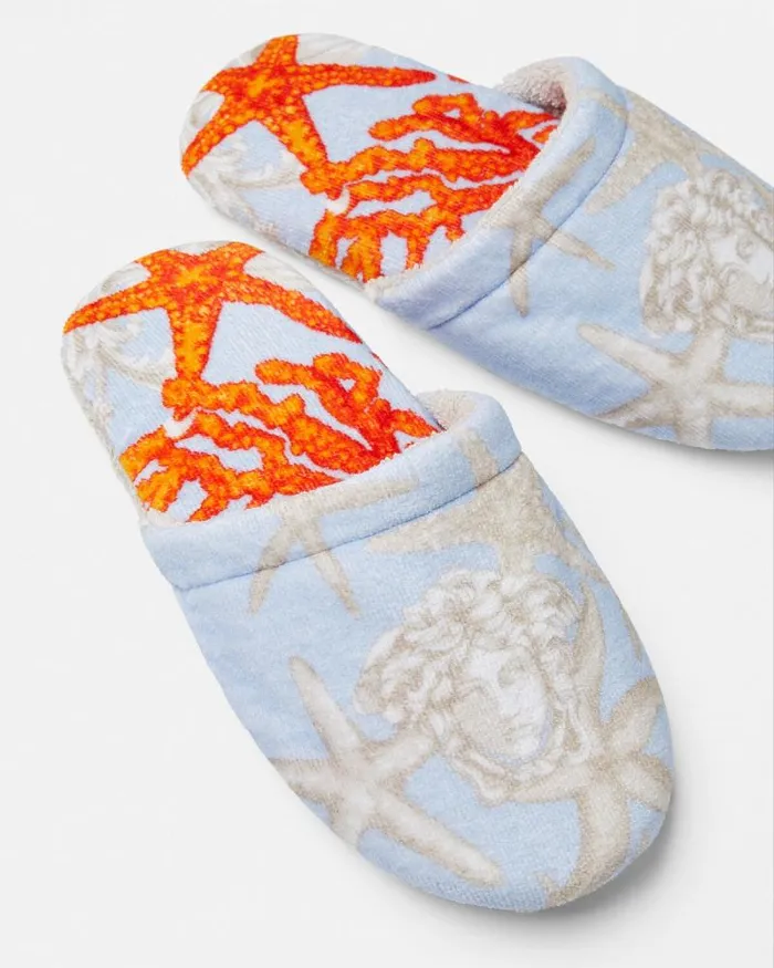 Barocco Sea Slippers Blueprint Home and Lifestyle Versace Slippers
