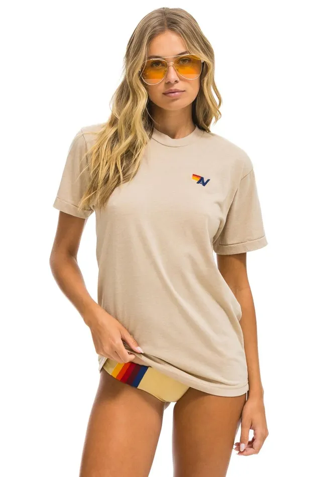 Basic Tee 8211 Sand WomenMen Aviator Nation Tees