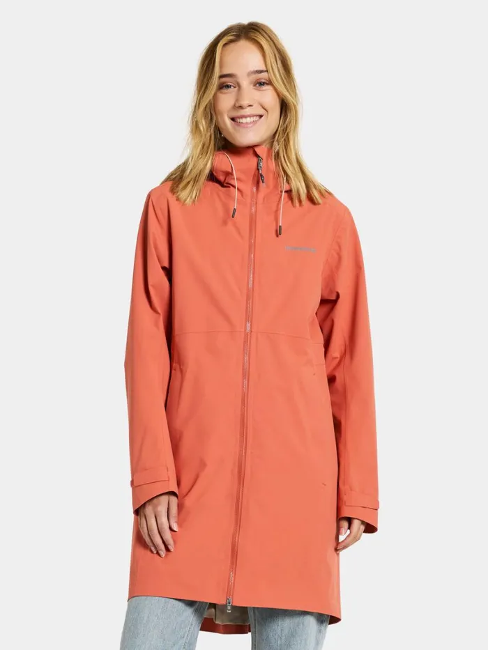 Bea Parka Brique Red Women Didriksons Spring Jackets