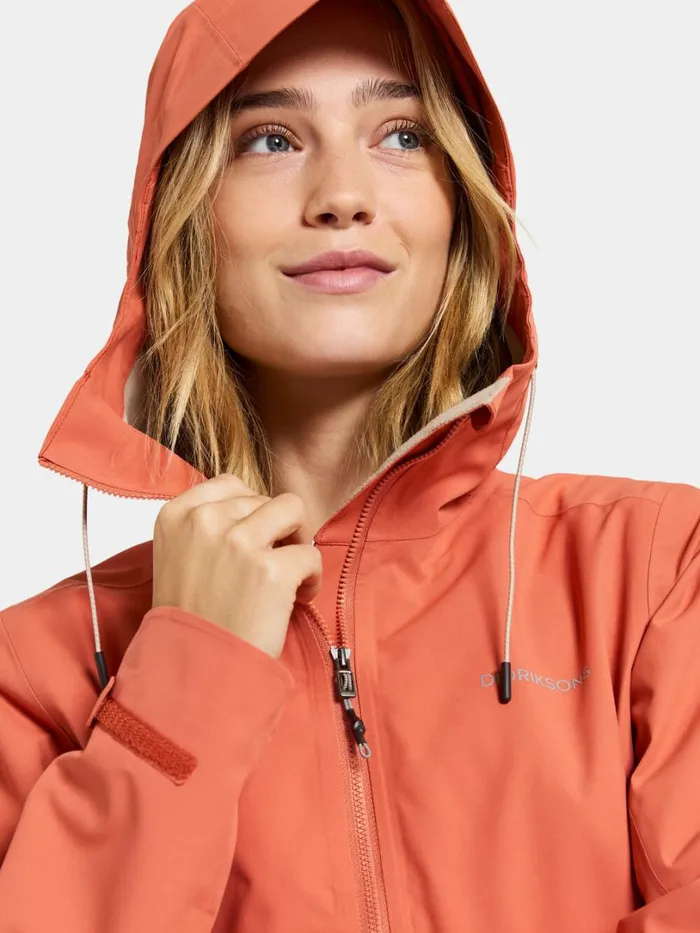 Bea Parka Brique Red Women Didriksons Spring Jackets