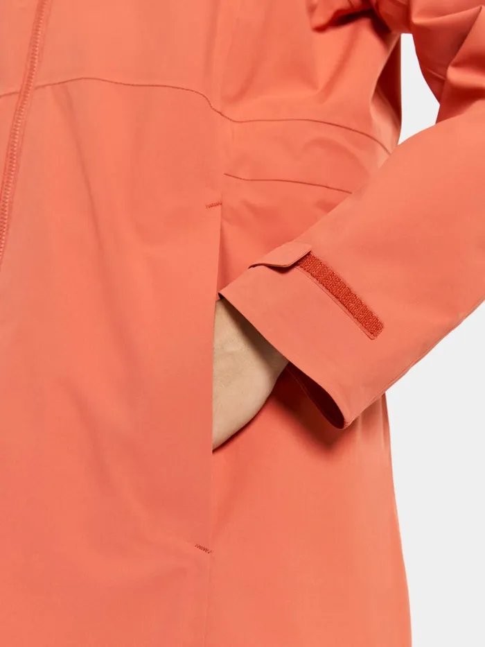 Bea Parka Brique Red Women Didriksons Spring Jackets