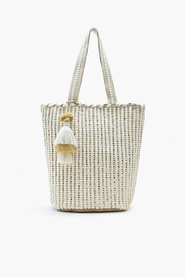 Beach Bags Women America and Beyond Natural Beauty Upcycled Hand Woven White Tote Beach Bags Women America and Beyond Natural Beauty Upcycled Hand Woven White Tote